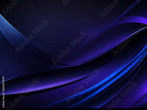 Bright black purple and blue ambient soft swish background