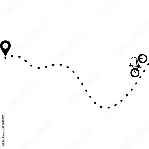 Bike Travel Route