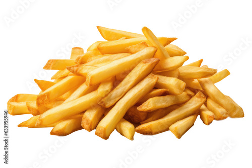 French Fries on Transparent Background