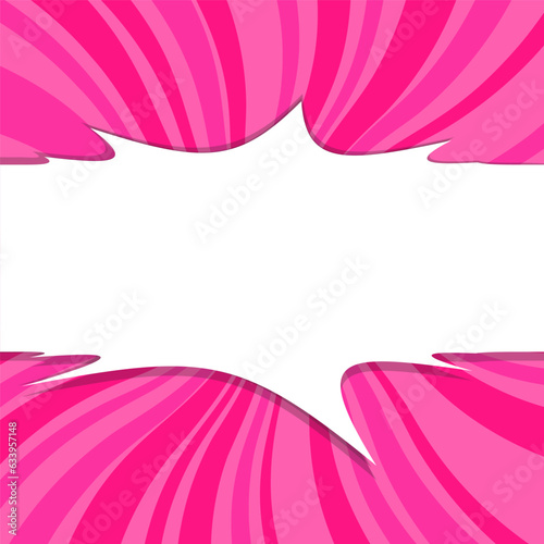 Hot pink barbie background with pink banner poster background, terrazzo. trendy background like in the movie