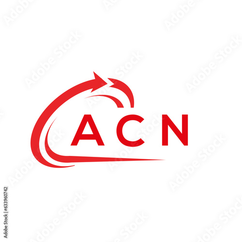 ACN letter logo design on white background. ACN creative initials letter logo concept. ACN letter design.	
