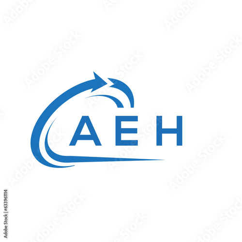 AEH letter logo design on white background. AEH creative initials letter logo concept. AEH letter design. 
