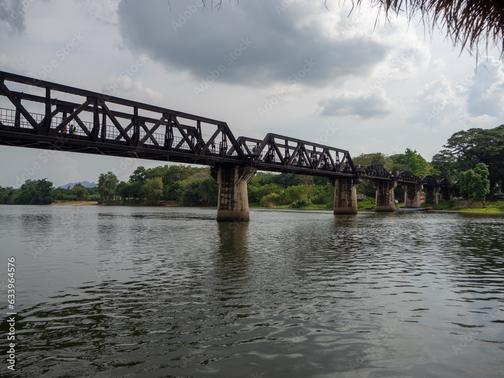 River Khwae ( KWAI) Bridge,Kanchanaburi Province , Thailand 23.10.2018 River Khwae ( KWAI) Bridge,Kanchanaburi Province , Thailand 23.10.2018