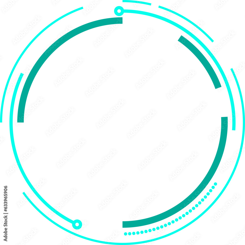 Futuristic Circle Frame Futuristic Circle Frame