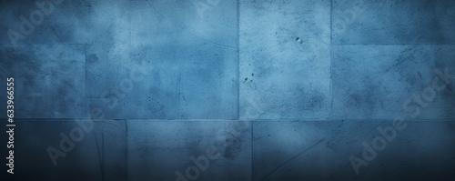 Dark and blue concreate and cement wall to present product and background. 
