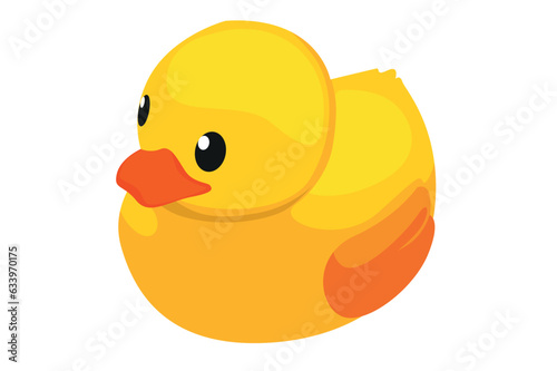 Cute Toy Duck, Rubber Duck Vector