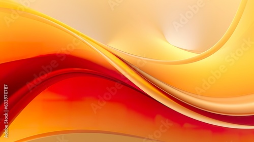 An Abstract Background in Organic Shapes and Colorful Gradients. AI Generative