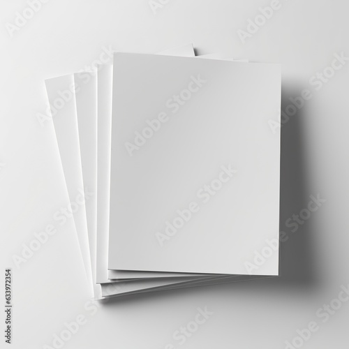 blank notebook with pages photo
