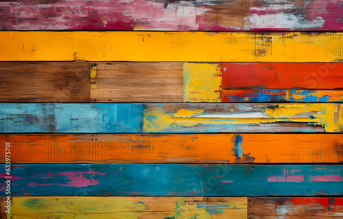 Wallpaper Mural abstract grunge wood texture background. vintage colorful wood background Torontodigital.ca
