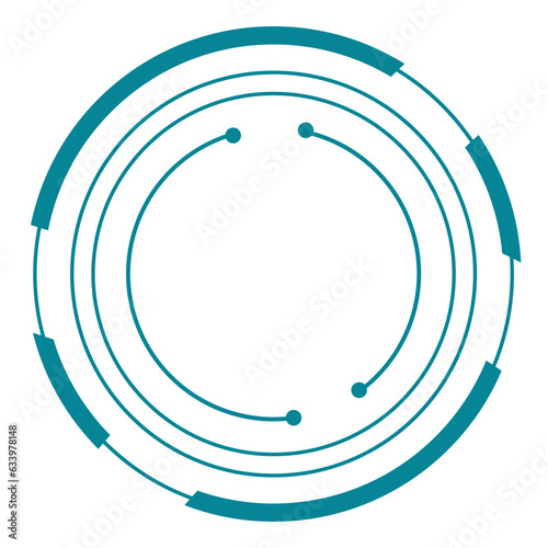 Futuristic Frame Circle