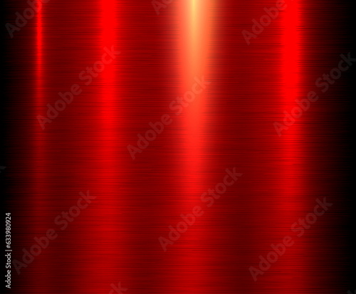 Metal red texture background, brushed metal texture plate pattern, shiny metallic texture.