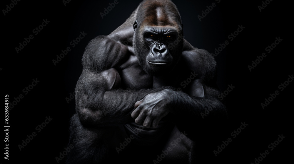 A big strong gorilla