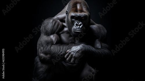 A big strong gorilla