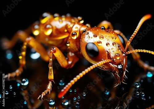 Transparent orange bug