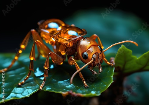 Transparent orange bug