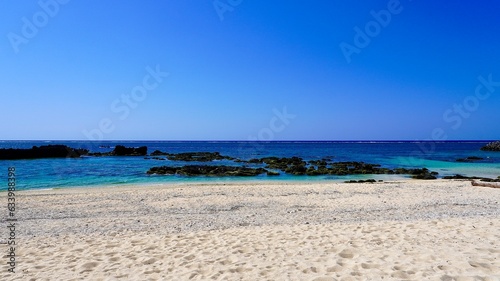 与論島赤崎海岸の風景