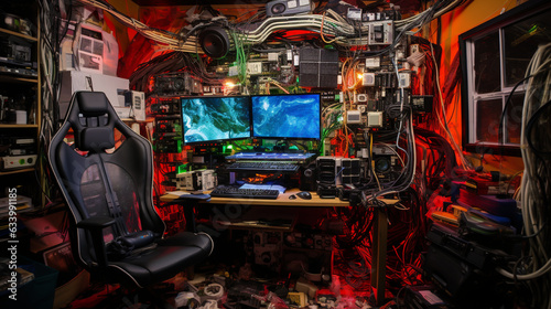 A time-lapse of the gamer's changing setup as they upgrade their gaming rig 