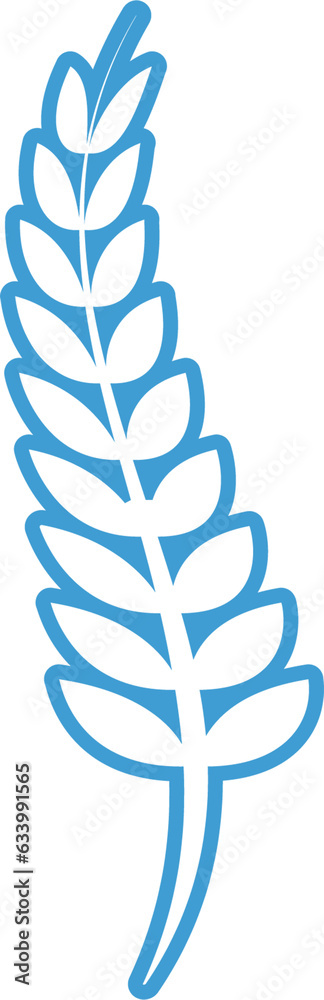 Digital png illustration of cereal symbol on transparent background Digital png illustration of cereal symbol on transparent background