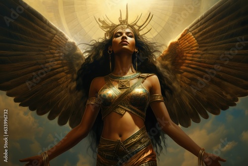 Maat ancient goddess. Generate Ai