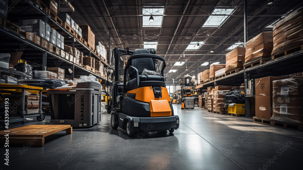 photograph of Commercial Floor Cleaner at Warehouse