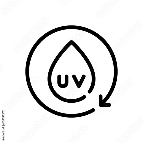 uv line icon