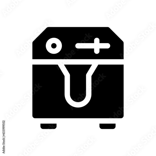 air fryer glyph icon