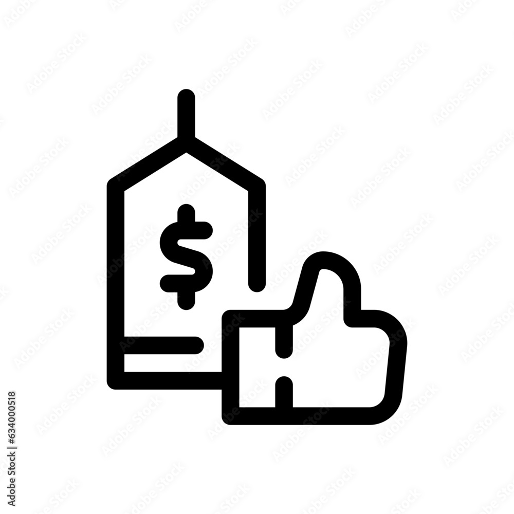 best price line icon best price line icon