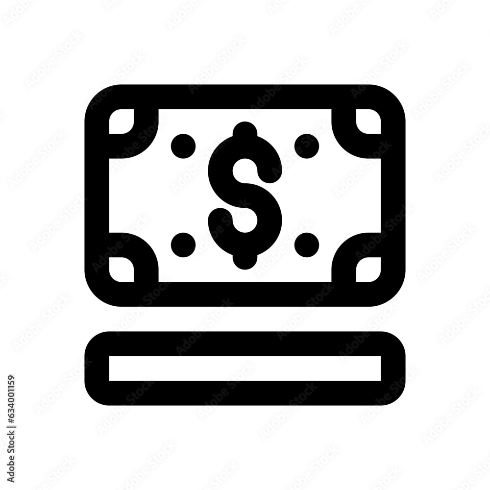 salary line icon salary line icon