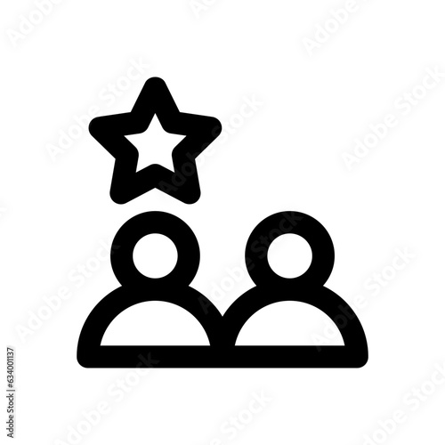 best employee line icon