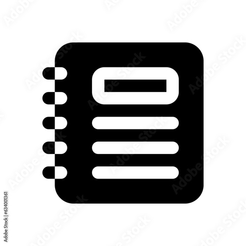 studying glyph icon