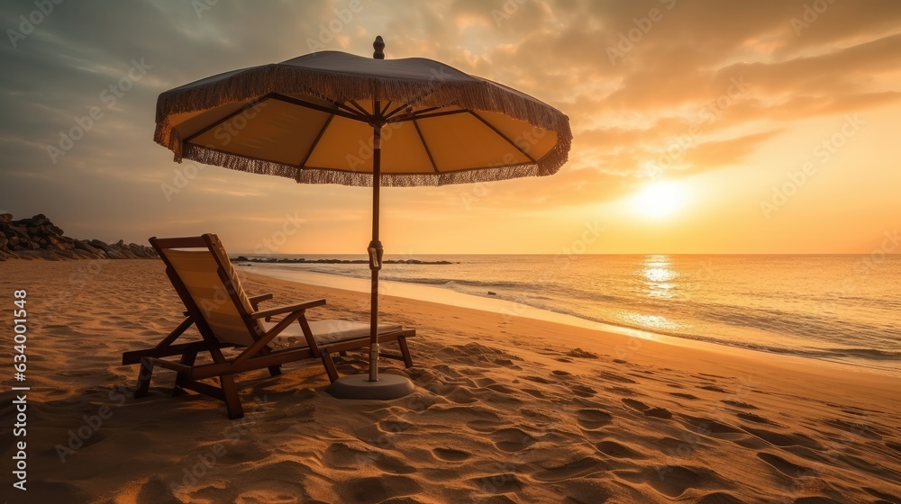 Beautiful tropical beach banner. White sand, travel tourism, background concept. Amazing beach landscape.