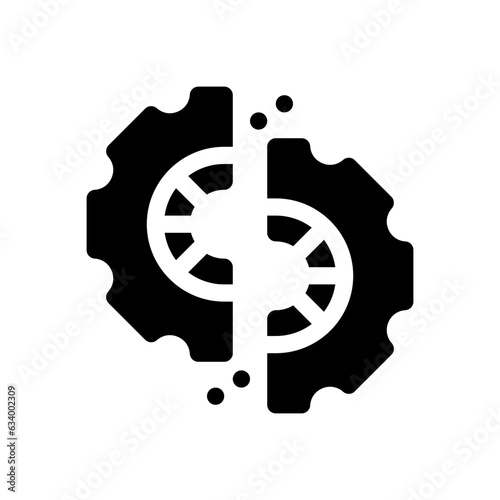disruption glyph icon