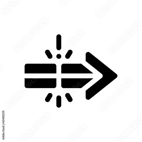 disruption glyph icon