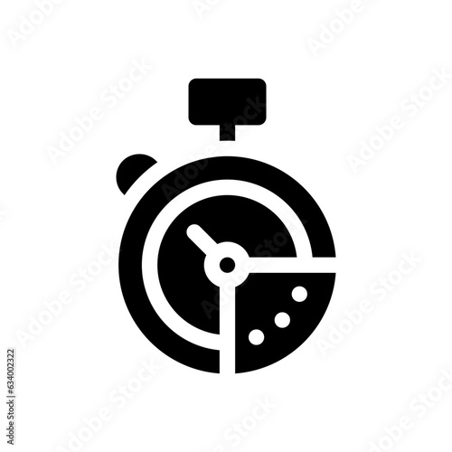 stopwatch glyph icon