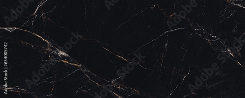 Black marble natural pattern for background, abstract natural marble black and white, black marble stone. high resolution marble. © Vaishali