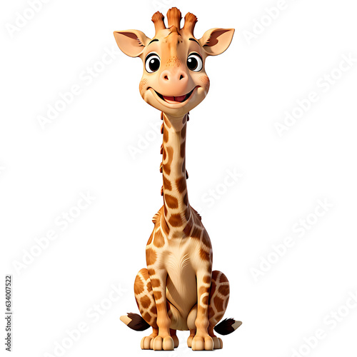 Cute 3D Giraffe