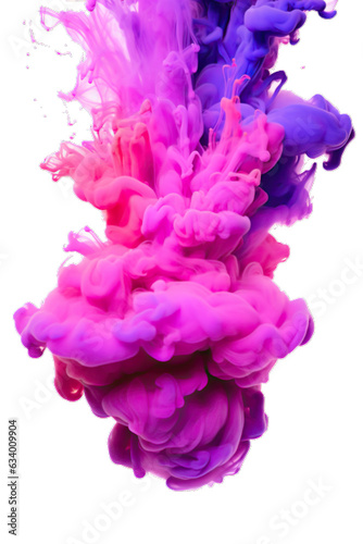 Color explosion. Pink purple © Daniil