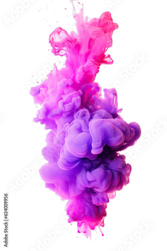 Color explosion. Pink purple