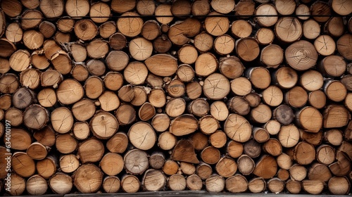 Stack of wood Log