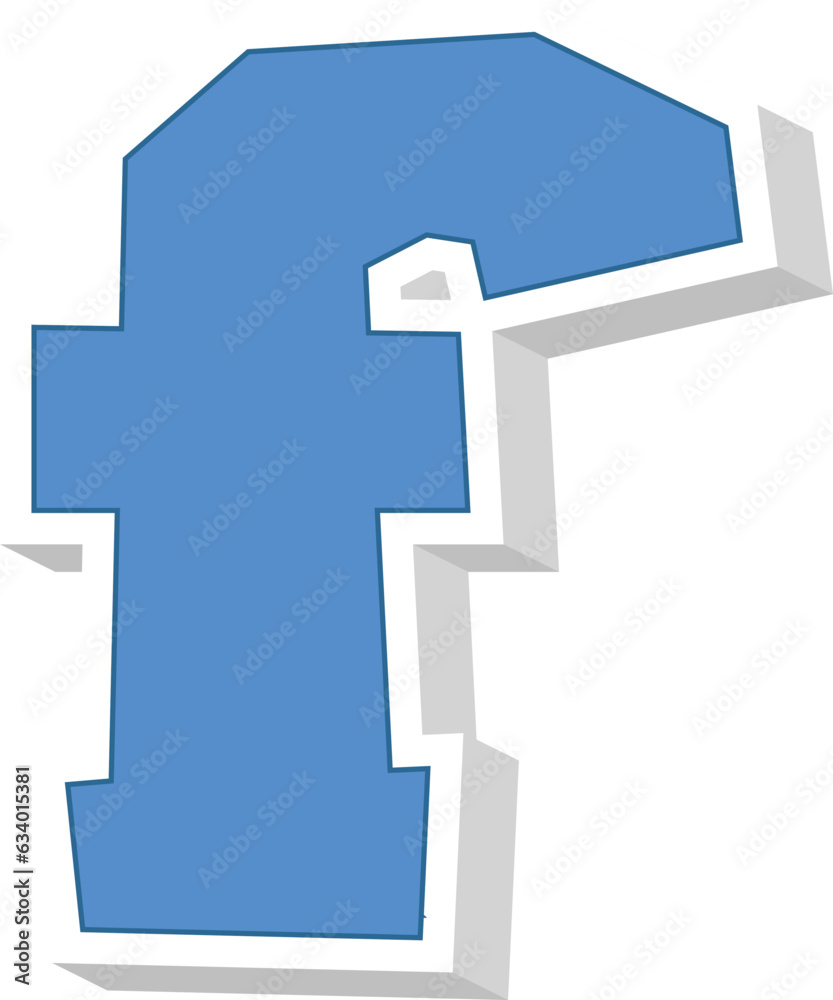 Bold scrapbook alphabet Lowercase letters f Bold scrapbook alphabet Lowercase letters f