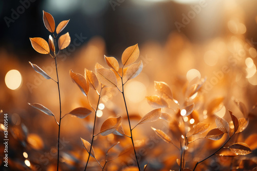 Golden autumn leaves © Veniamin Kraskov