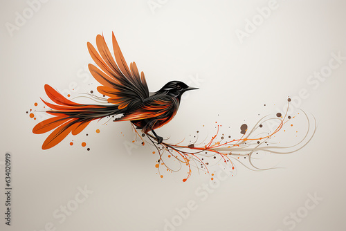 bird vector art photo