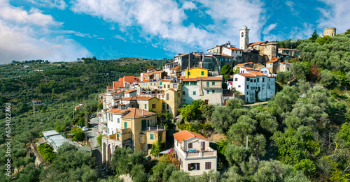 The village of Torrazza, Liguria, Ita photo