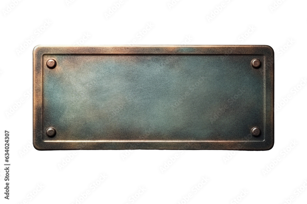 Obraz premium blank Nameplate