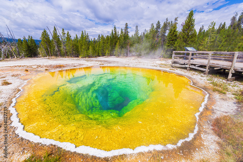 Chromatic Pool in the Yellowstone National Park
