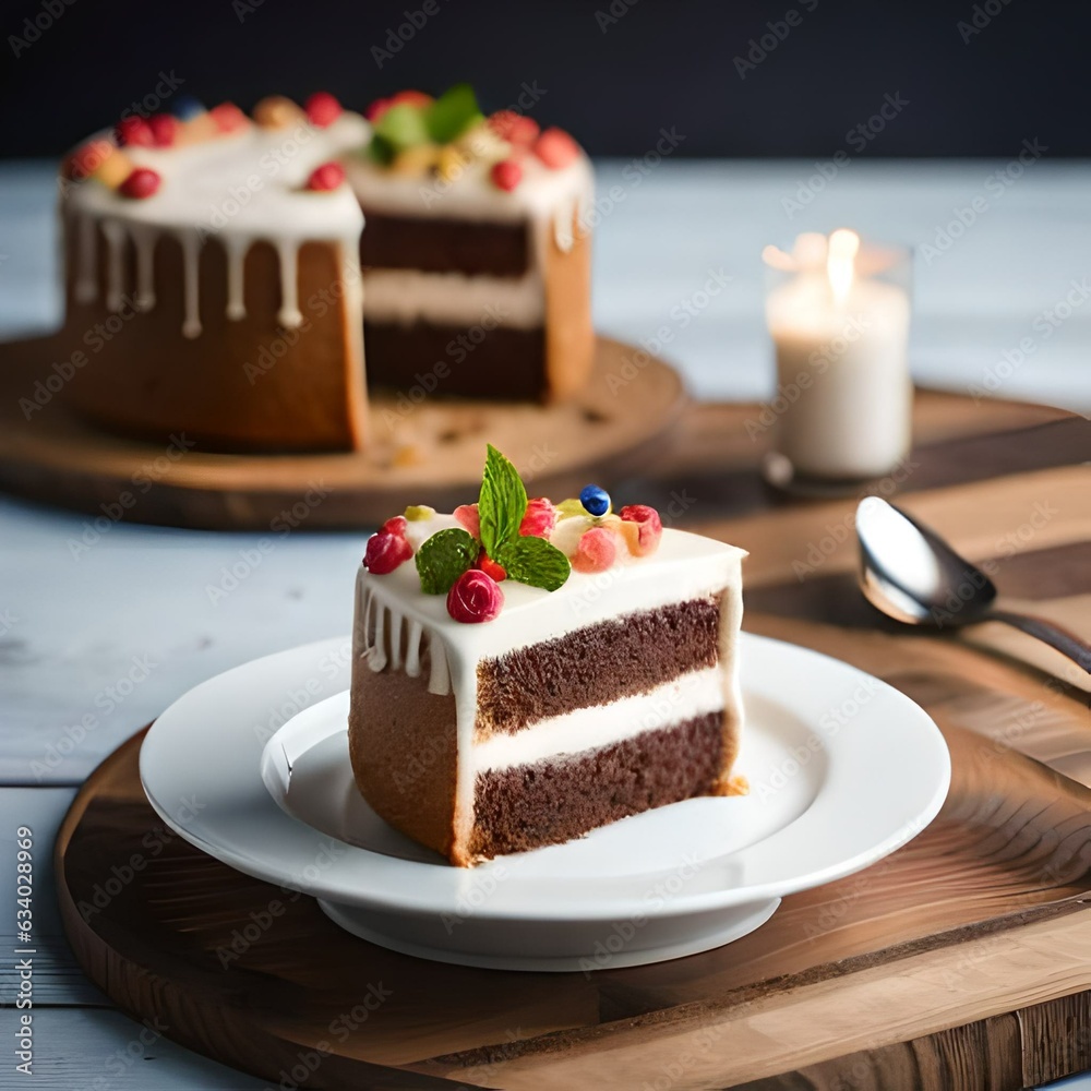 chocolate cake with strawberries chocolate cake with strawberries