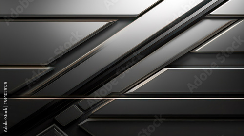 A Silver Platinum Background with a Metallic Texture and a Silver Frame AI Generative