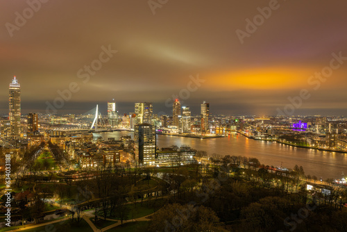 Rotterdam view from the Euromast tower © OvidiuDaniel