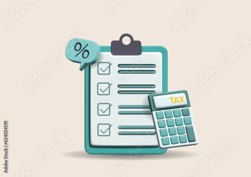 Tax preparation abstract concept vector illustration.The corporate tax, taxable income, fiscal year, document preparation, payment planning, corporate accountancy, and annual return abstract metaphor.