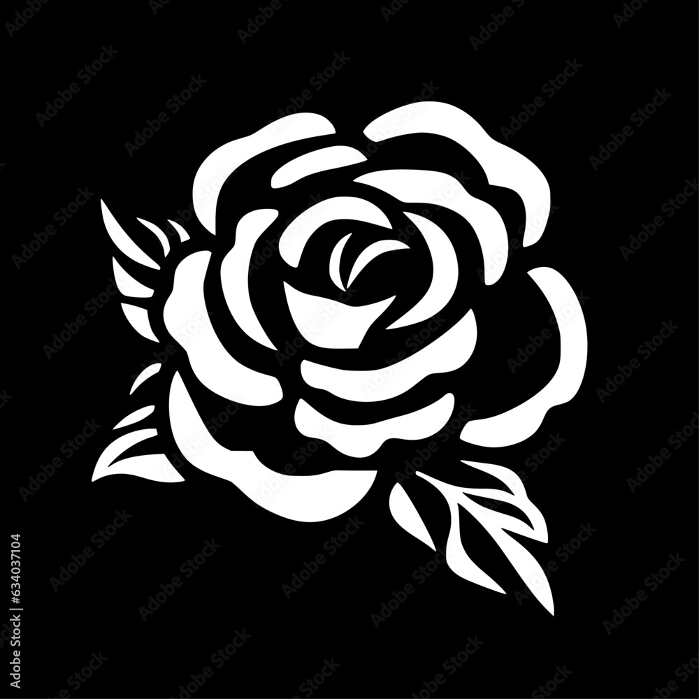 Flower - Minimalist and Flat Logo - Vector illustration Flower - Minimalist and Flat Logo - Vector illustration